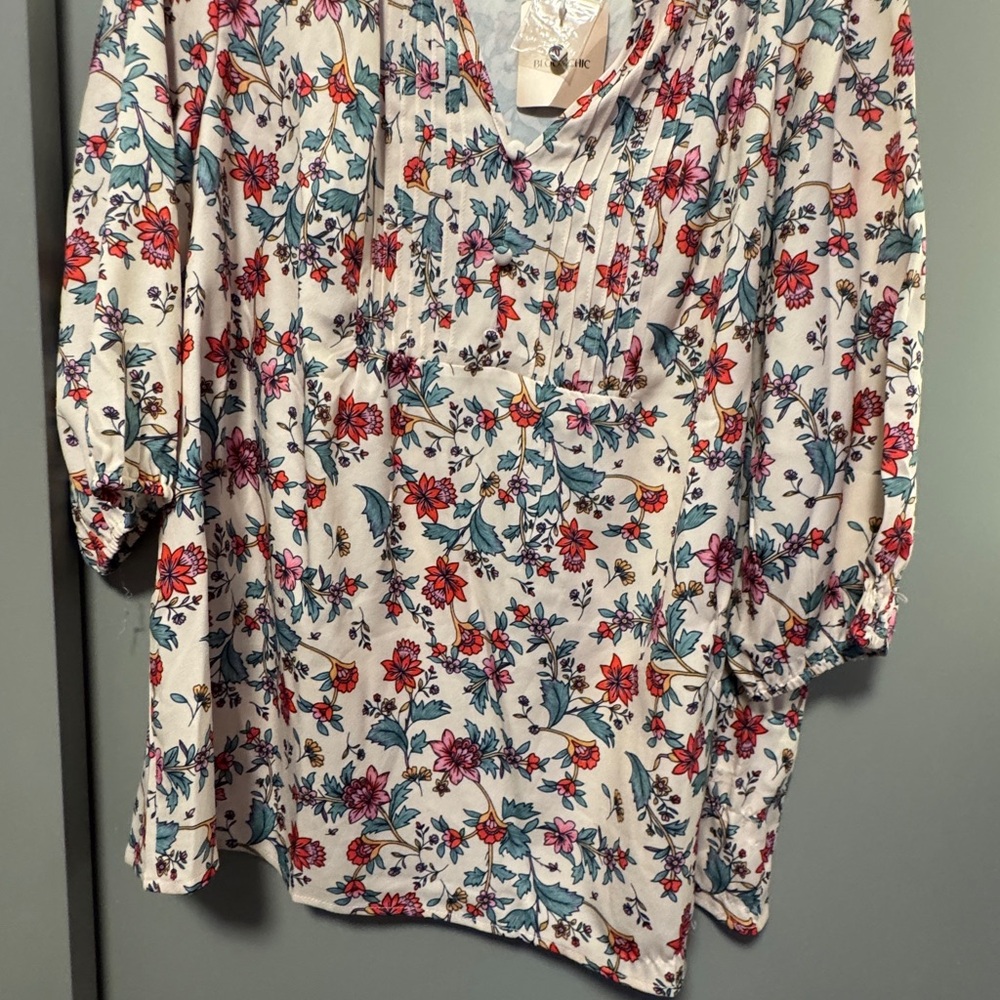 Bloomchic Multicolor Floral Blouse - image 5
